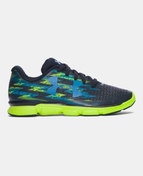 Boys' Pre-School UA ClutchFit® RebelSpeed Graphic Running Shoes 3 Colors $38.24