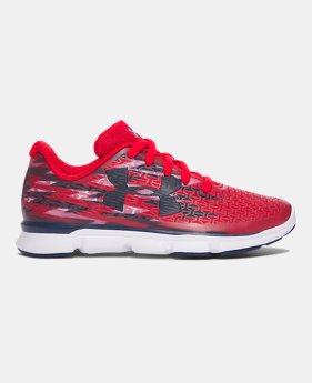 Boys' Pre-School UA ClutchFit® RebelSpeed Graphic Running Shoes 1 Color $38.24