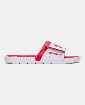 Men's UA Playmaker VI Adjustable Slides 1 Color $29.99