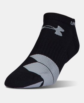 Men's UA Run Cushion Tab No Show Socks 2 Colors $13