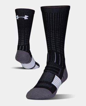 Best Seller Men's UA Unrivaled Crew Socks 2 Colors Available $14.99 to $15