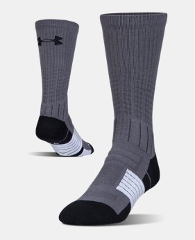 Best Seller Men's UA Unrivaled Crew Socks 2 Colors Available $14.99 to $15
