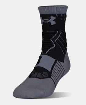 Men's UA Drive SC30 Mid Basketball Socks 1 Color $18