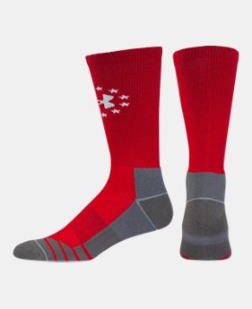 Men's UA Hitch Lite Freedom Boot Socks 1 Color $15.99 to $16