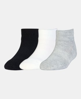 Kids' Toddler UA ArmourGrip™ Low Cut Socks – 3-Pack 1 Color $9.99