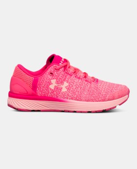 Girls' Grade School UA Charged Bandit 3 Running Shoes $56.24
