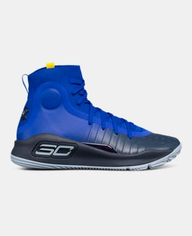Boys' Grade School UA Curry 4 Mid Basketball Shoes $129.99