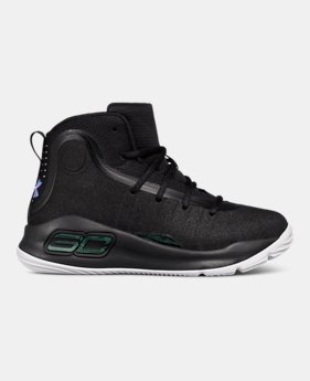 Pre-School UA Curry 4 Mid Basketball Shoes 7 Colors $79.99