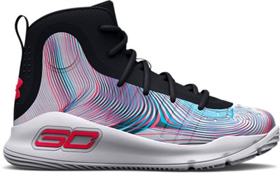 Pre-School UA Curry Mid Basketball Shoes - Main Image