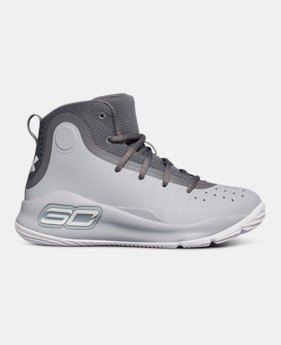 Pre-School UA Curry 4 Mid Basketball Shoes 1 Color Available $79.99