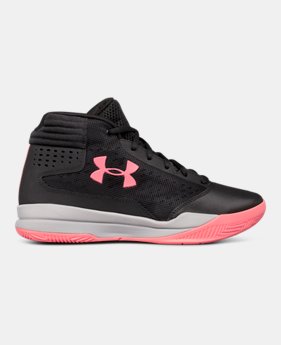 Girls' Grade School UA Jet 2017 Basketball Shoes 1 Color $64.99