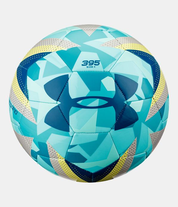 UA Desafio 395 Soccer Ball, TEAL PUNCH,