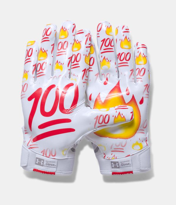 Men's UA F5 — Limited Edition Football Gloves, White,
