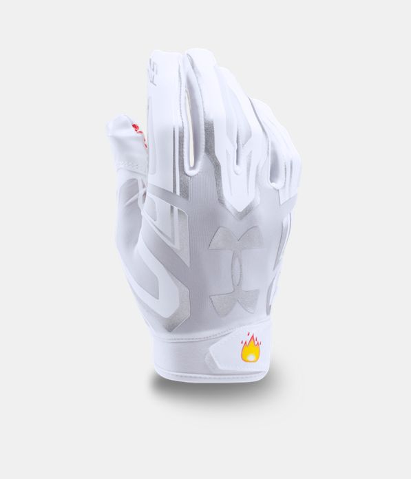 Men's UA F5 — Limited Edition Football Gloves, White,