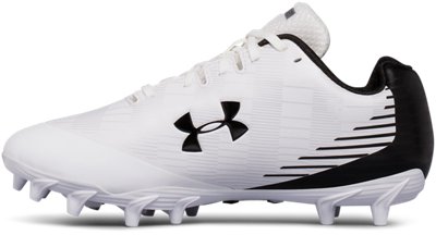 all white under armour soccer cleats