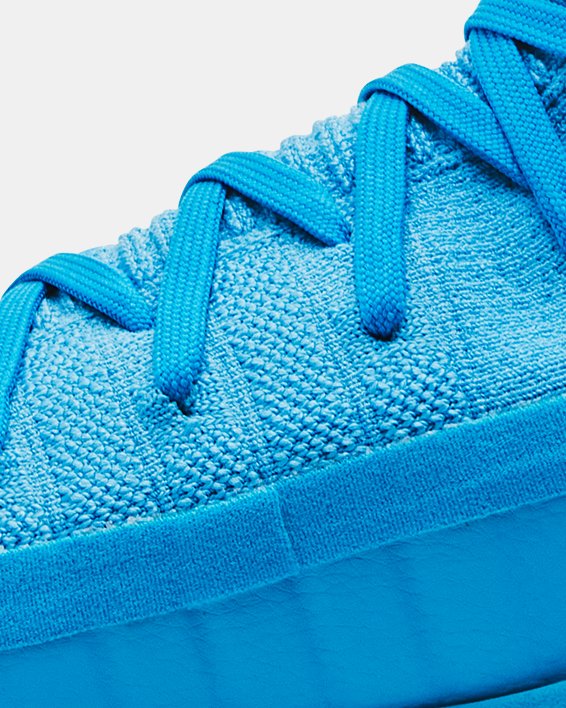 男士UA Curry 4籃球鞋 in Blue image number 1