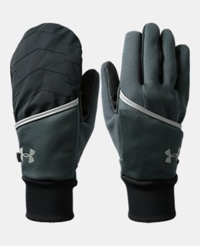 Men's UA Convertible ColdGear® Reactor Run Gloves 1 Color $33.74