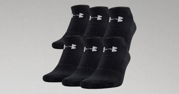 UA Charged Cotton® 2.0 No Show Socks - 6-Pack | Under Armour US
