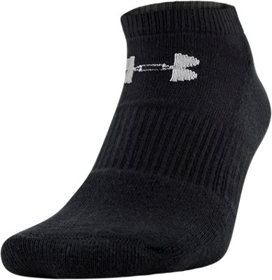 ua charged cotton 2.0 no show socks