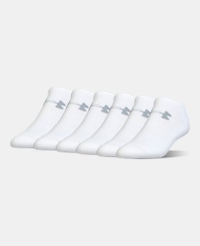 Best Seller UA Charged Cotton® 2.0 No Show Socks – 6-Pack 1 Color $20