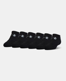 UA Charged Cotton® 2.0 No Show Socks – 6-Pack 1 Color Available $19