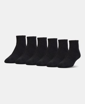 Best Seller UA Charged Cotton® 2.0 Quarter Length Socks – 6-Pack 1 Color $20