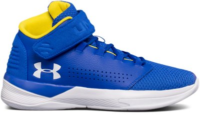 under armour blue basketball shoes