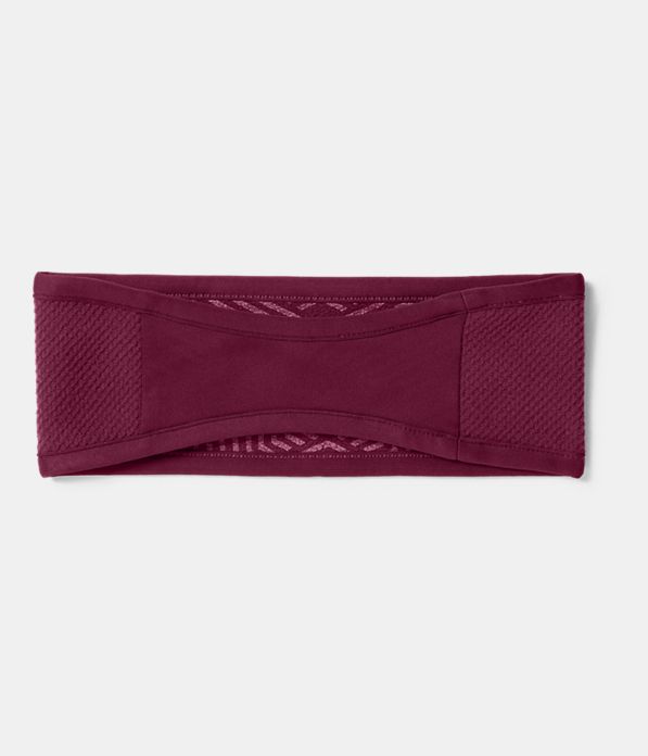Women's ColdGear® Infrared Fleece Headband, BLACK CURRANT,