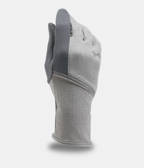 Women's UA ColdGear® Infrared Liner Gloves, True Gray Heather,
