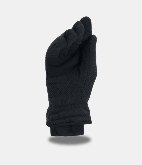 Women's UA ColdGear® Infrared Fleece Gloves, Black ,