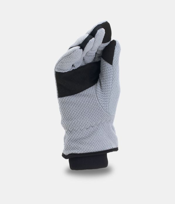 Women's UA ColdGear® Infrared Fleece Gloves, Steel,