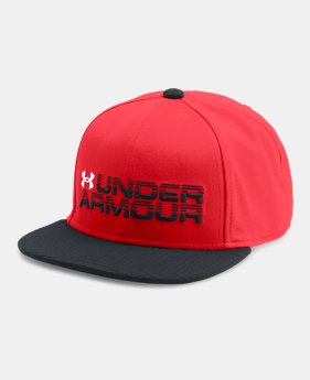 Boys' UA Grid Flat Brim Cap 1 Color $24.99