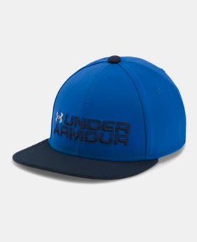 Boys' UA Grid Flat Brim Cap 1 Color $24.99