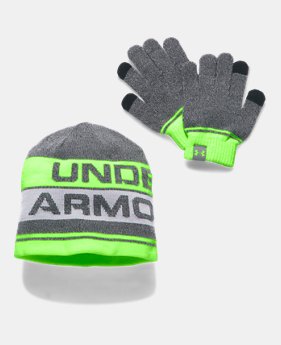 Kids' UA Beanie & Glove Combo Set 2.0 1 Color $34.99
