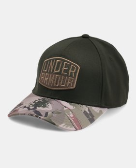 Men's UA Patch Stretch Cap 1 Color $27.99
