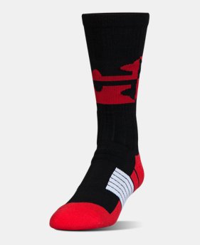 New to Outlet UA Unrivaled Maryland Crew Socks 1 Color Available $11.24