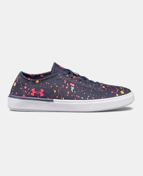 Girls' Grade School UA KickIt2 Splatter Lifestyle Shoes 1 Color $39.99
