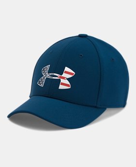 Boys' UA Freedom Low Crown Stretch Fit Cap 1 Color Available $24.99