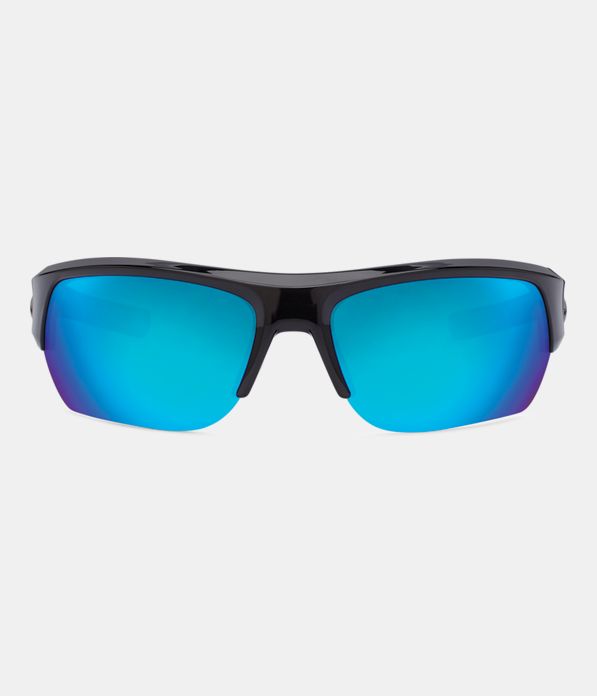 UA Big Shot Polarized Sunglasses, Shiny Black,