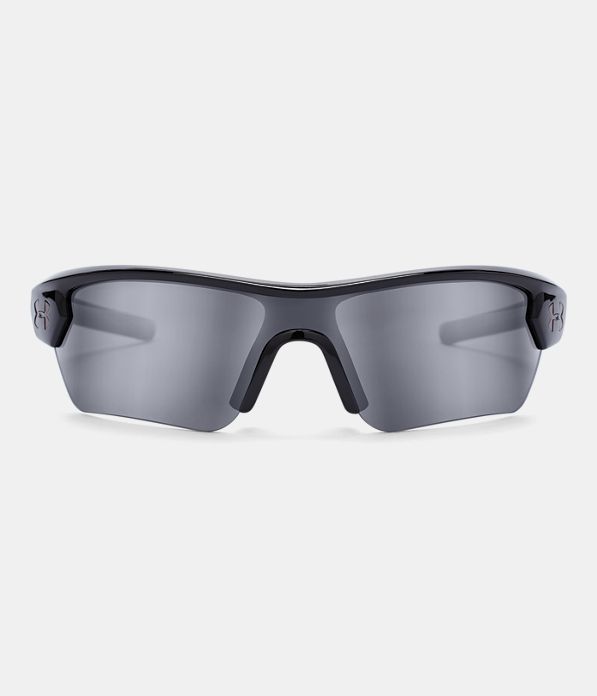 Kids' UA Menace Sunglasses, Shiny Black,