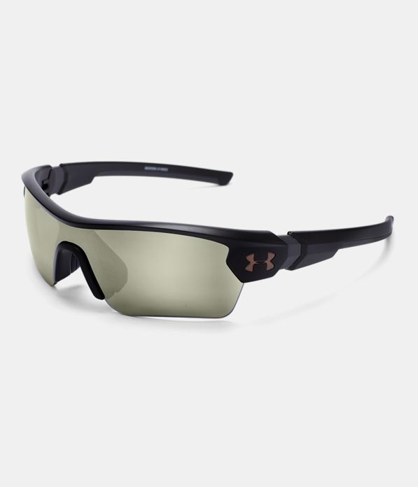Kids' UA Menace Sunglasses, Satin Black,