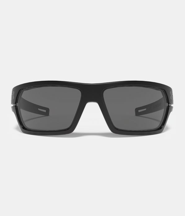 UA Battlewrap Polarized Sunglasses, Satin Black,