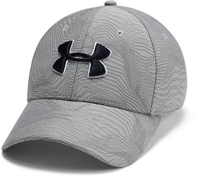 men's ua printed blitzing 3.0 stretch fit cap