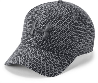 men's ua printed blitzing 3.0 stretch fit cap