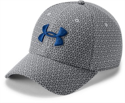 men's ua printed blitzing 3.0 stretch fit cap