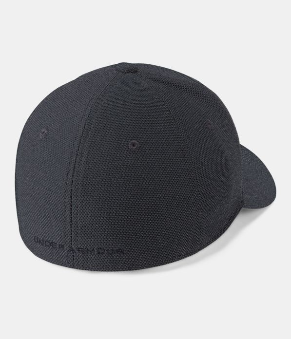 Boys' UA Heathered Blitzing 3.0 Cap, Black ,