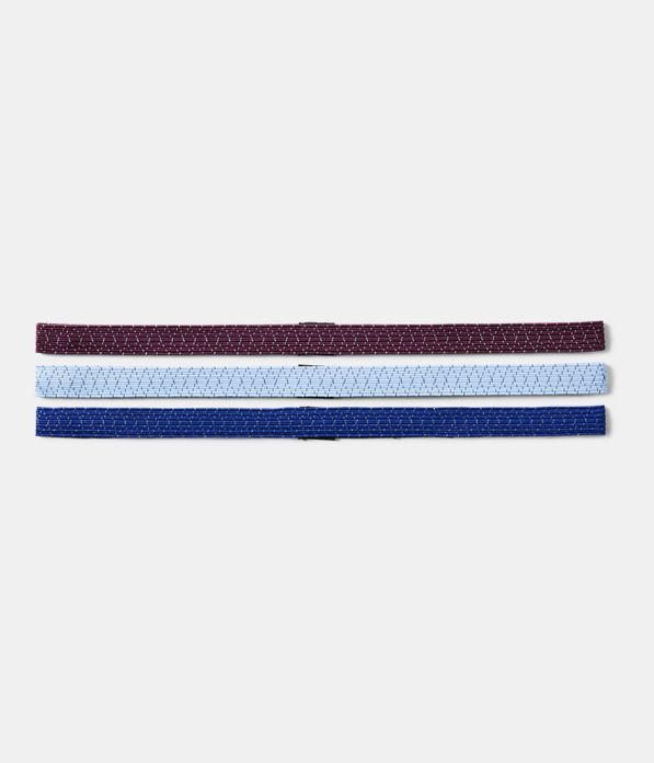 Women’s UA Reflective Mini Headbands - 3 Pack, FORMATION BLUE,