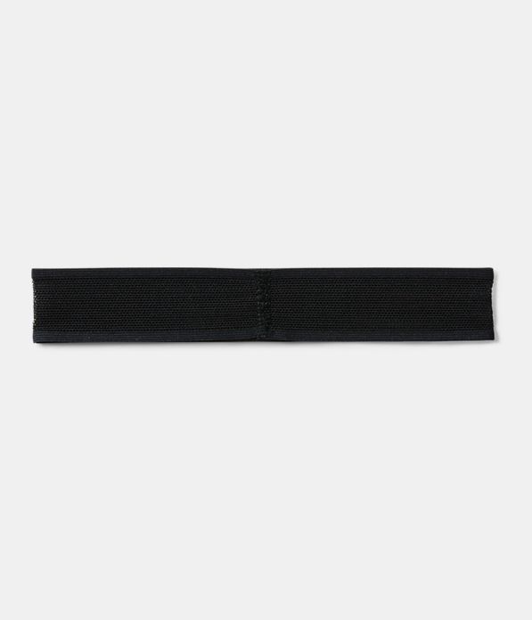 Girls' UA Printed Mesh Headband, Black ,