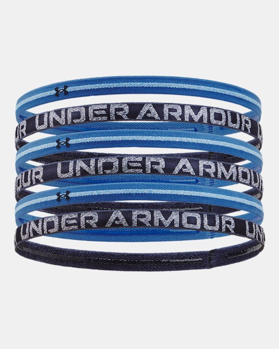 Under Armour Women's UA Heathered Mini Headbands - 6 Pack. 1