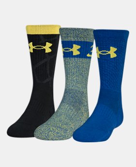 Boys SC30 Phenom 2.0 Crew Socks 3-Pack 1 Color $20